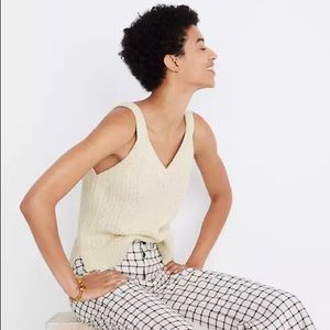 ☀️ Madewell Stockton sweater tank ☀️